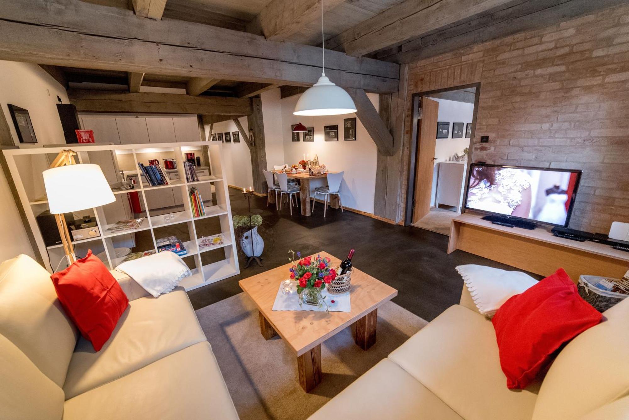 Generous, Brand New Holiday Apartment With An Interior In An Industrial Design Quedlinburg Exteriör bild